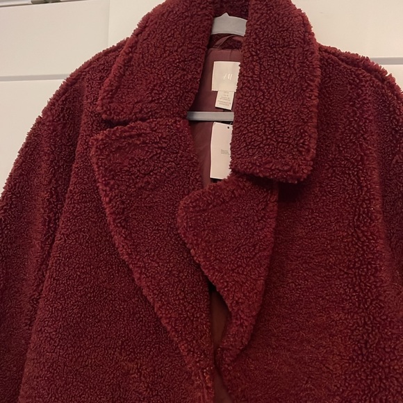 SOLD♥️H&M Faux Shearling Coat - Picture 6 of 10